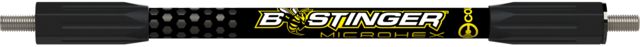 Bee Stinger MircoHex Target Stabilizer, Black, 10in, MHXTARVBV110 by USA Bee Stinger Specialty Archery Equipment