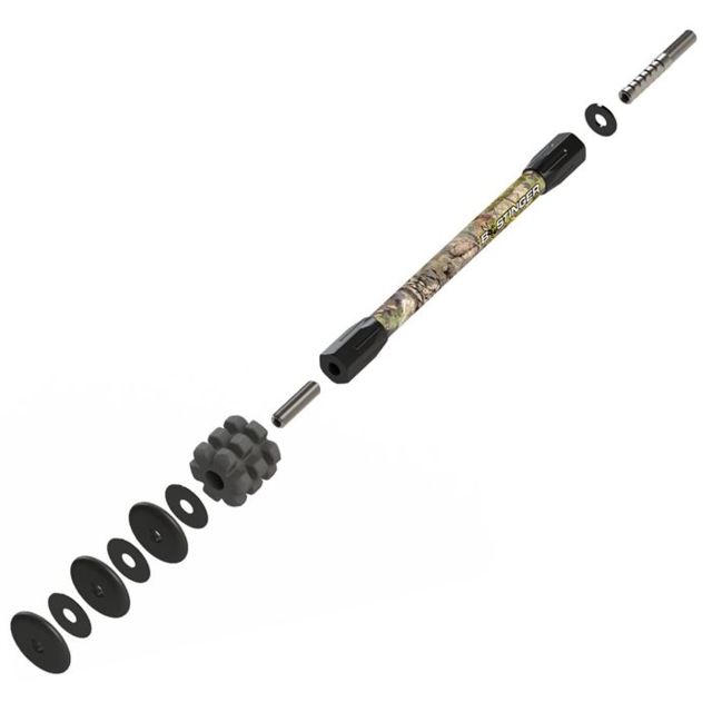 Bee Stinger Stabilizer Microhex Hunting 10in, Realtree Xtra by USA Bee Stinger Specialty Archery Equipment