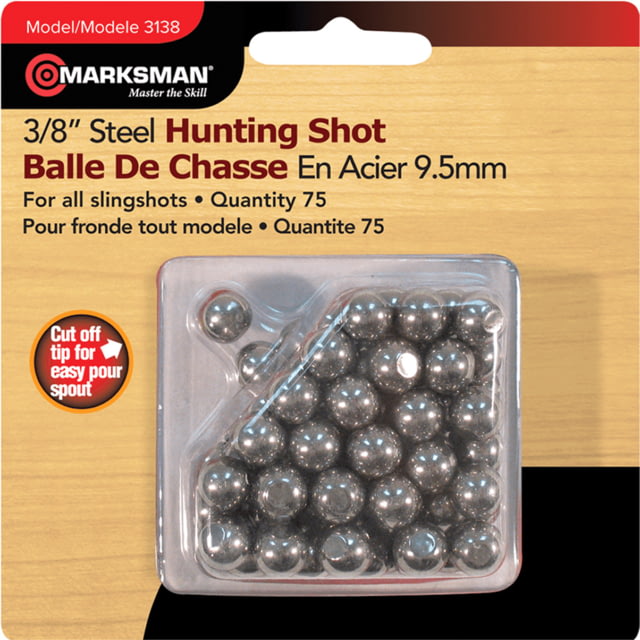 Beeman Marksman Steel Shot 3/8 in 75 Ct 1006420 - Beeman