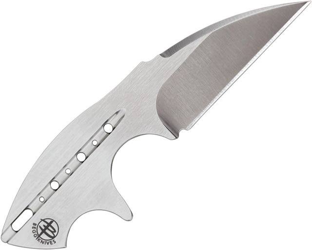 Begg Knives Tree Frog Neck Knife 2in AUS-10A Stainless Satin Wharncliffe Blade Stainless Handle - Begg Knives