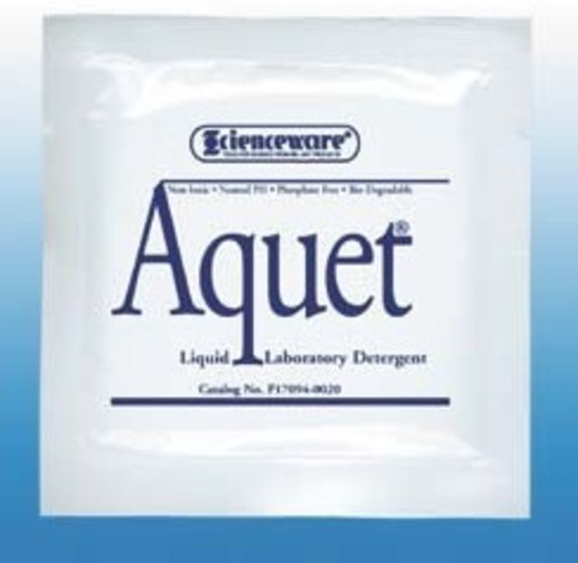 Bel-Art Aquet Phosphate-Free Liquid Detergent SCIENCEWARE  20 Ml Pouch Box Of 20