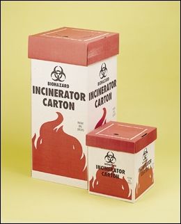 Bel-Art Carton Biohaz Incin Flmdl PK6
