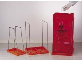 Bel-Art Bel-Art Clavies Biohazard Bag Holders Autoclavable SCIENCEWARE - $97.99 at Optics Planet