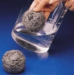 Bel-Art Cleanware Stainless Steel Pad SCIENCEWARE