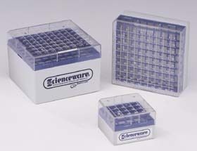 Bel-Art Cryo-Safe Vial Storage Boxes SCIENCEWARE  Boxes For 1.2-2 Ml Vials Holds 81 Vials