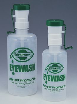 Bel-Art Eye Wash Bottle 32OZ  Eye Wash Bottle 32OZ Case