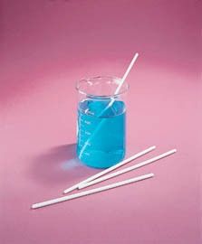 Bel-Art Stirring Rod Polypropylene SCIENCEWARE  Stirring Rod Poly 8IN PK6