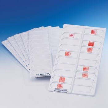 Bel-Art Tray Microscope Slide 6/PK Wht  Tray Microscope Slide 6/PK Wht Case