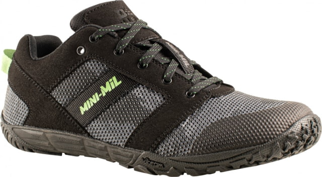 Belleville Belleville Low-Cut Mini-Mil Barefoot Activity Shoes w/Camo Superfabric - Men's Black/Mint Green Accents 14 US/Wide MM001 140W - $129.99 at Optics Planet