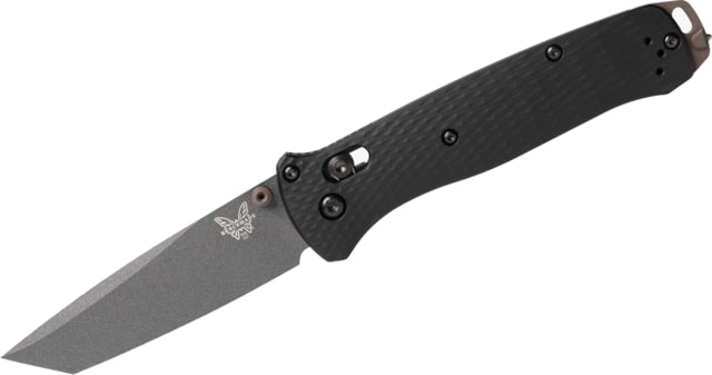 Benchmade Bailout Folding Knife 3.38in CPM-M4 Steel Non Serrated Tanto Blade 6061 T6 Aluminum Black Handle - Benchmade