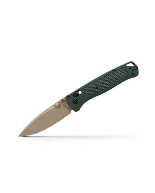 Benchmade Bugout 3.24 in Folding Knife Axis Drop Point Taiga Green Grivory