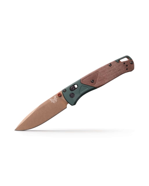 Benchmade Bugout 3.24in Folding Knife S90V Stainless Steel Drop-point 6061-T6 Aluminum Taiga Green