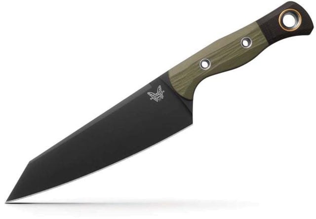 Benchmade Cutlery Master Utility Fixed Blade Knife 6.83in CPM-154 Stainless Steel Drop-Point G10 Olive Drab/Black