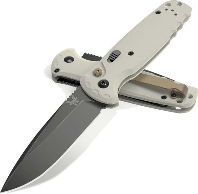 Benchmade  Composite Lite Automatic Folding Knife 3.40in 8.64cm 154CM Drop- point Black - Benchmade