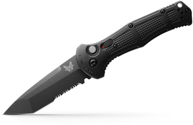 Benchmade Claymore Automatic Folding Knife 3.6in CPM-D2 Tanto Grivory Black - Benchmade