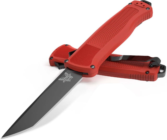 Open Box Dealer Demo Benchmade Shootout Automatic Folding Knife 3.51in CPM-CruWear Tanto Black - Benchmade