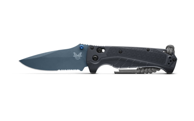Benchmade Water Adira Folding Knife 3.88in CPM MagnaCut Stainless Steel Drop Point Blade Grivory Tempest Gray Handle Combo