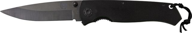 Benchmark Ceramic Linerlock black ceramic Blade Black textured Carbon fiber Handle - Benchmark