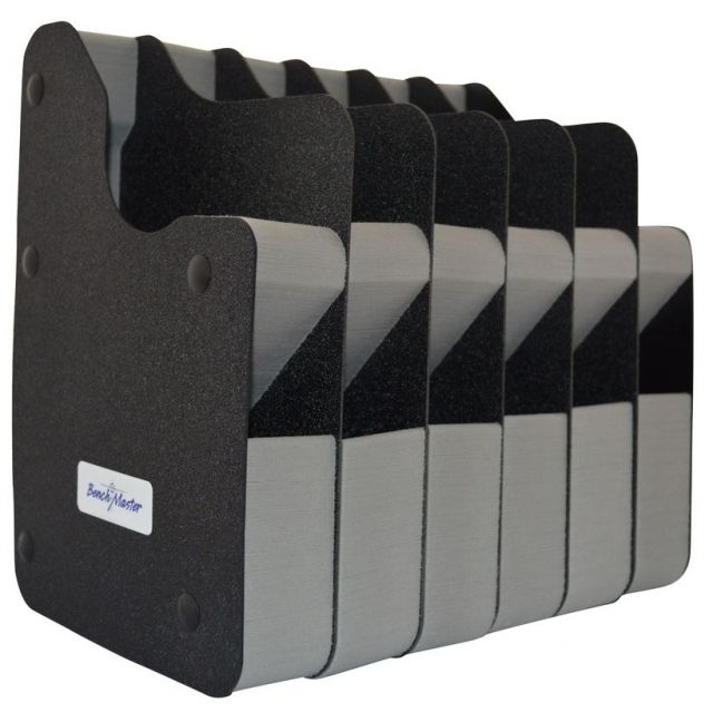 BenchMaster Vertical 6 Pistol Weapon Rack Black/Grey - Benchmaster