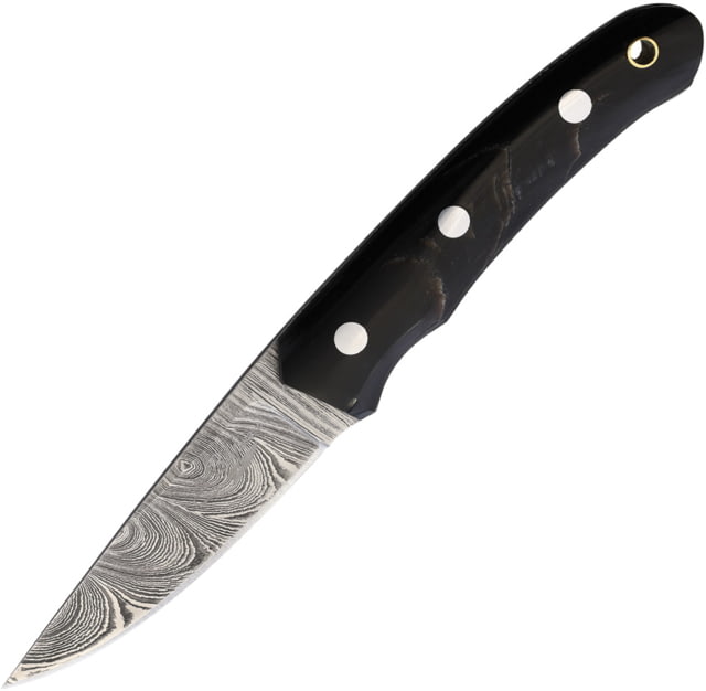 BenJahmin Knives Damascus Fixed Blade DP Knife 3.5" Damascus steel blade Walnut handle - Benjahmin Knives