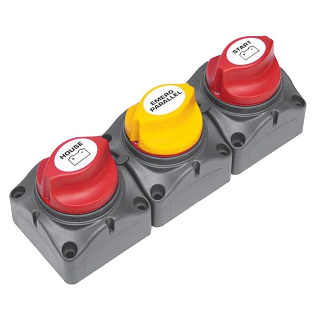 BEP Marine Battery Distribution Cluster f/Single Engine w/Two Dedicated Battery Banks - Horizontal Mounting - Bep Marine