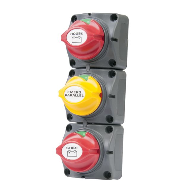 BEP Marine Battery Distribution Cluster f/Single Engine w/Two Dedicated Battery Banks - Vertical Mount - Bep Marine