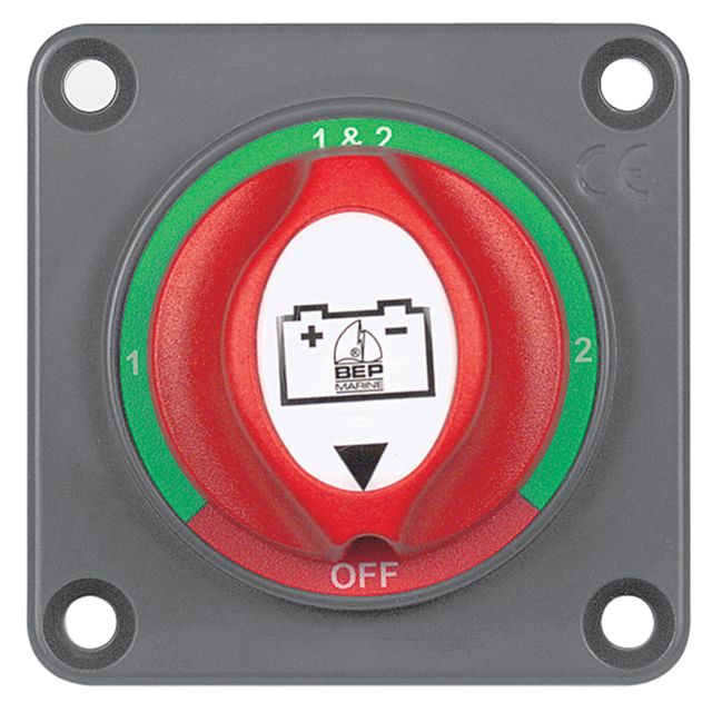 BEP Marine Battery Mini Selector Switch Panel-Mounted - Bep Marine