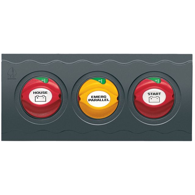 BEP Marine Connect 3 Battery Switch Panel w/3 Disconnects Contour - Bep Marine