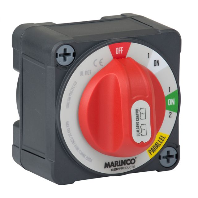 BEP Marine Pro Installer 400a EZ-Mount Dual Bank Control Battery Switch - MC10 - Bep Marine