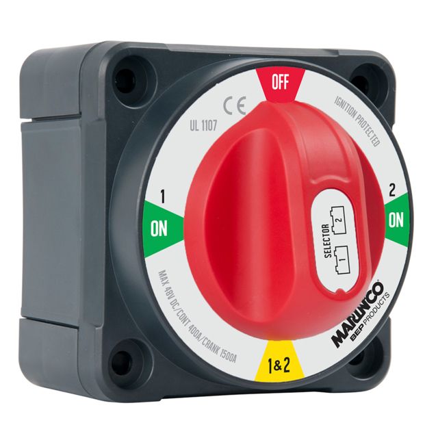 BEP Marine Pro Installer 400A Selector w/Field Disconnect Battery Switch - MC10 - Bep Marine