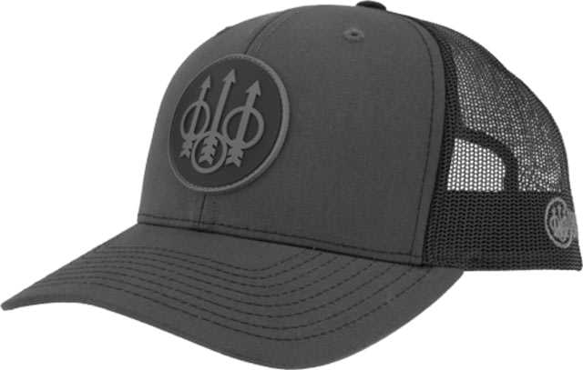 Beretta JS Trucker Hat - Men's Charcoal And Black One Size