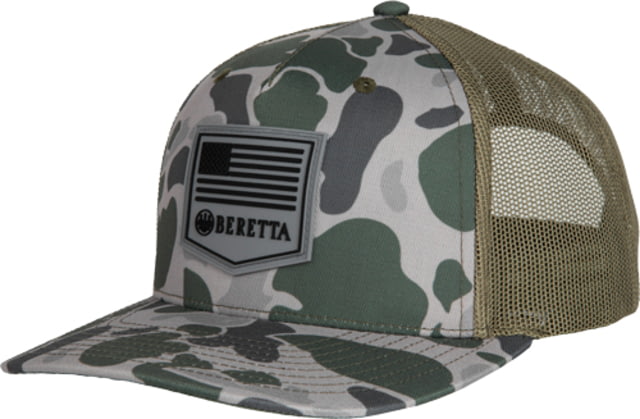 Beretta PM Trucker Hat - Men's Green Duck Camo One Size