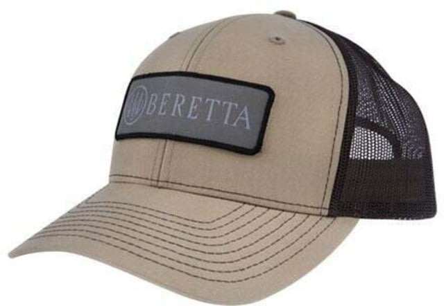 Beretta SDY Trucker Hat - Men's Khaki And Black One Size