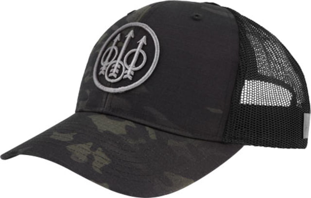 Beretta Trucker Hat - Men's Black Multicam One Size