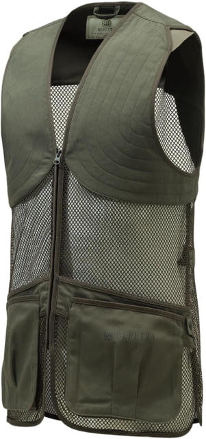 Beretta Full Mesh Shooting Vest Green Moss Medium
