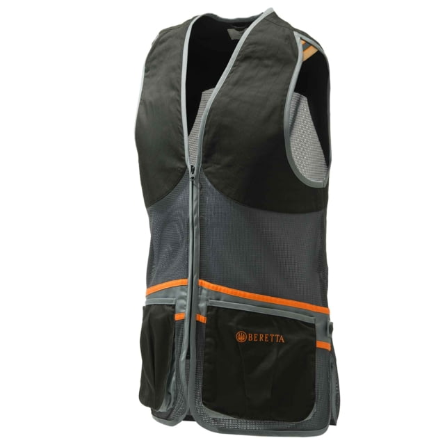 Beretta Full Mesh Shooting Vest Black & Grey 3XL - Beretta