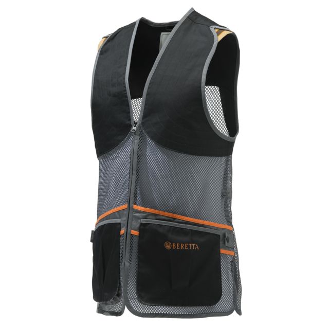Beretta Full Mesh Vest - Men's Black & Grey 2XL