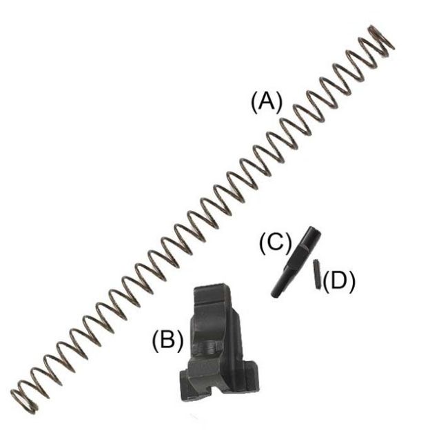 Beretta 92F/96F 9mm Locking Block Kit 3 Rounds Black 3