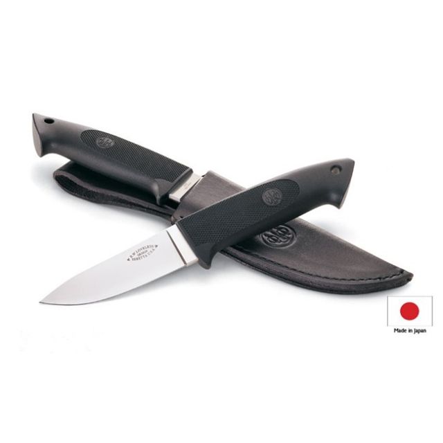 Beretta Loveless Fixed Blade Knife 3.38in Skinner Black Zytel Handle