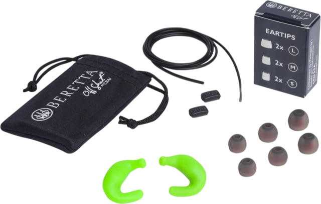 Beretta Mini Headset E2 Ear Plug Green Fluorescent - Beretta