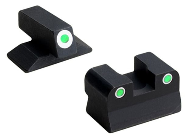 Beretta Pistol Night Sight Kit, 92FS/96FS Vertec, Black, EU00046 by USA Beretta Pistol Tritium & Fiber Optic Night Sights