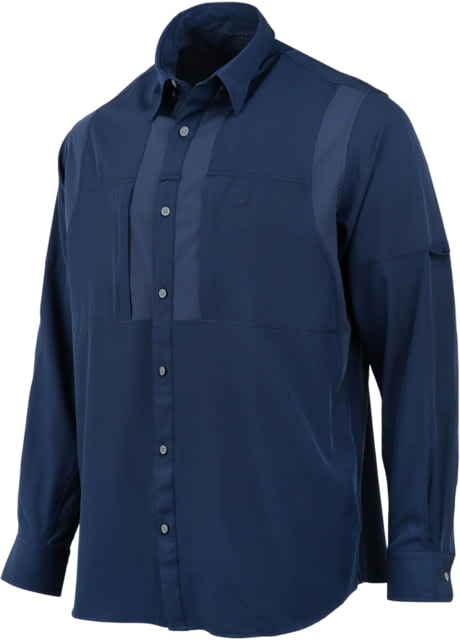 Beretta TKAD Flex Shirt - Men's Long Sleeve Blue Total Eclipse Small