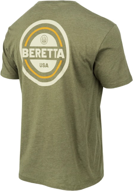 Beretta USA 2.0 T-Shirt - Men's Short Sleeve Heather Mil Green Extra Large