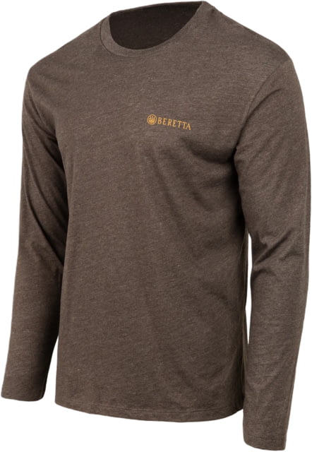 Beretta Wing Drop T-Shirt - Men's Long Sleeve Brown Medium