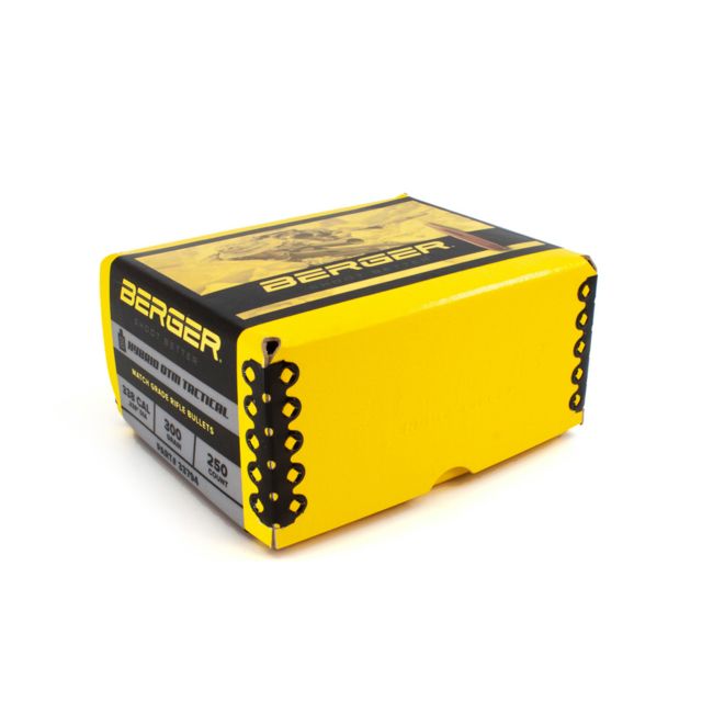 Berger Hybrid OTM Tactical .338 Caliber 300 Grain Hybrid Open Tip Match Rifle Bullets 250 Bullet