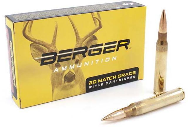 Berger .30-06 Springfield 185 Grain Classic Hunter Brass Cased Rifle Ammo 20 Rounds