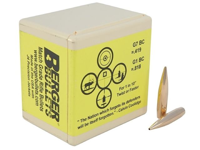 Berger Hybrid OTM Tactical .338 Caliber 300 Grain Hybrid Open Tip Match Rifle Bullets 100 Bullet