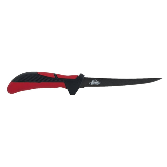 Berkley 6in XCD Fillet Knife Red/Gray/Black - Berkley