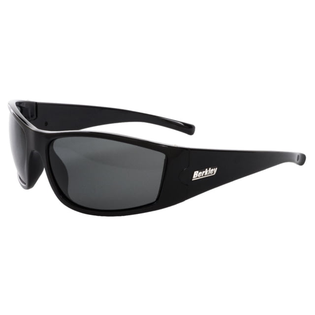 Berkley Badger Sunglasses Black Frame Grey Lens - Berkley