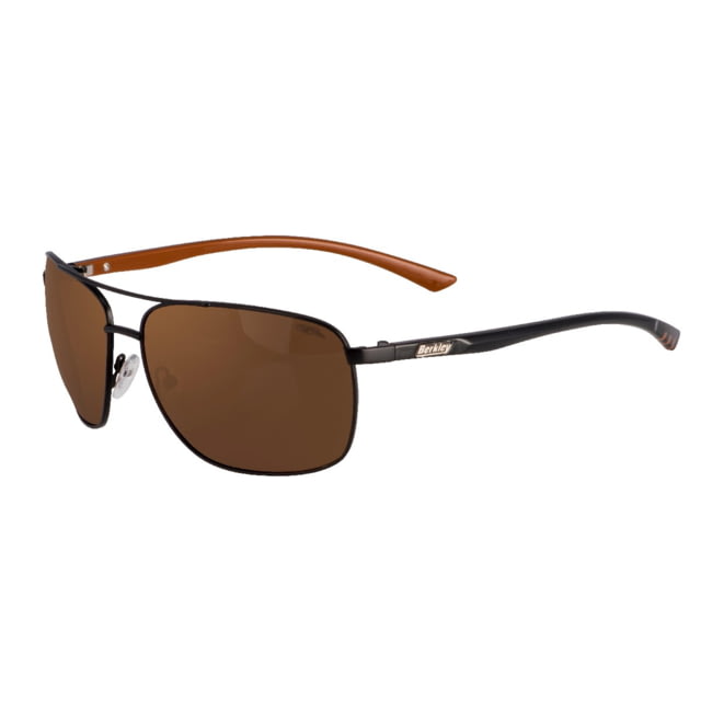 Berkley BER002 Sunglasses Black Frame Copper Lens - Berkley